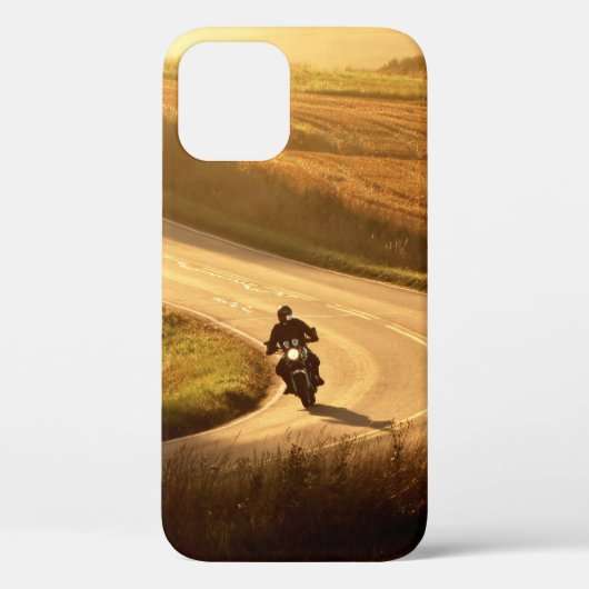 田舎道のバイク秋の夕べ。 Case-Mate iPhoneケース (裏面)