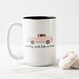 田舎道のマグ ツートーンマグカップ