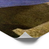 田舎道の撮影 ポスター (角)