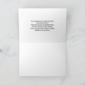 田舎道の景色ドライブのための減速 カード (内部)