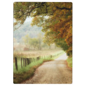 田舎道の秋 クリップボード (裏面)