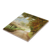 田舎道の秋 タイル (側面)