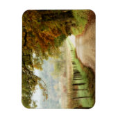 田舎道の秋 マグネット (縦)