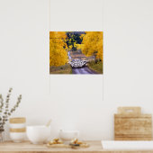 田舎道の羊 ポスター (キッチン)