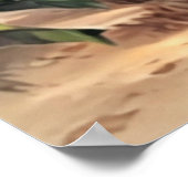 田舎道の脇の木 ポスター (角)