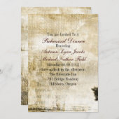 田舎道の西部の結婚式のリハーサルの夕食 招待状 (正面/裏面)