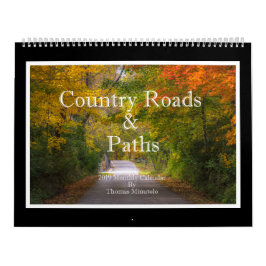 田舎道及び道の月例カレンダー カレンダー