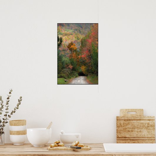 田舎道 ポスター (キッチン)