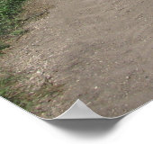 田舎道 ポスター (角)