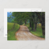 田舎道 ポストカード (正面/裏面)