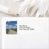 田舎道 ラベル (インサイチュ)