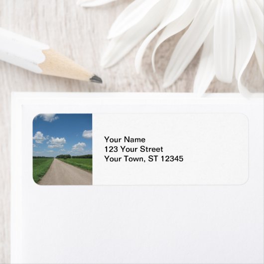 田舎道 ラベル (インサイチュ)