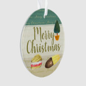 田舎風なあったかビスケットクッキー クリスマス アクリル オーナメント (正面)
