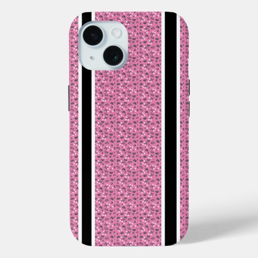 田舎風のエレガントな花柄 Case-Mate iPhoneケース (裏面)