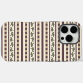 田舎風のキノコストライプ柄 Case-Mate iPhoneケース (裏面 (横))