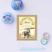 田舎風のクリスマスディナーパーティーテンプレート チラシ (シングル)