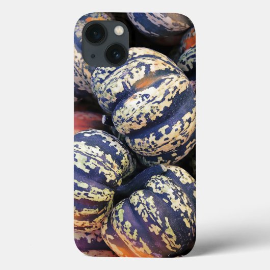 田舎風のストライプのカボチャ Case-Mate iPhoneケース (裏面)