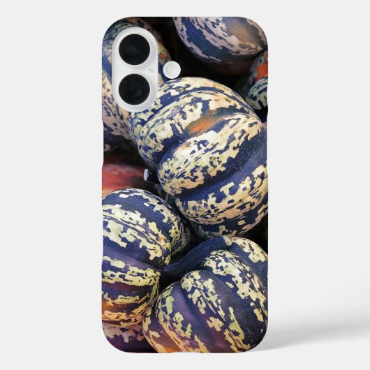 田舎風のストライプのカボチャ Case-Mate iPhoneケース (裏面)