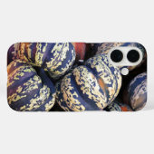 田舎風のストライプのカボチャ Case-Mate iPhoneケース (裏面 (横))