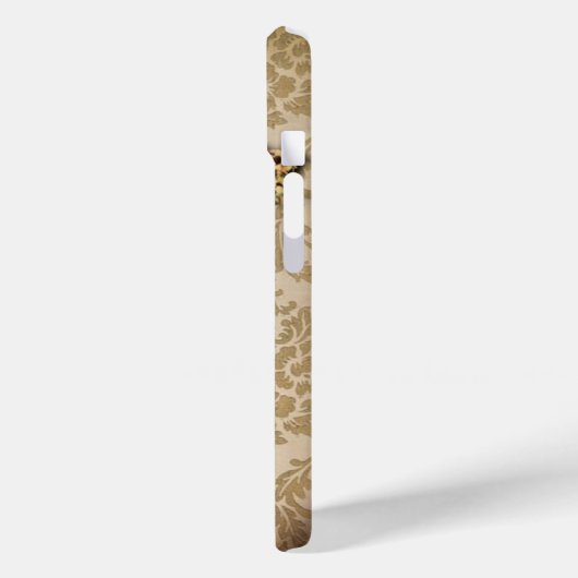 田舎風のダマスク西部の国のカウボーイ・ブーツ Case-Mate iPhoneケース (裏面 / 左)