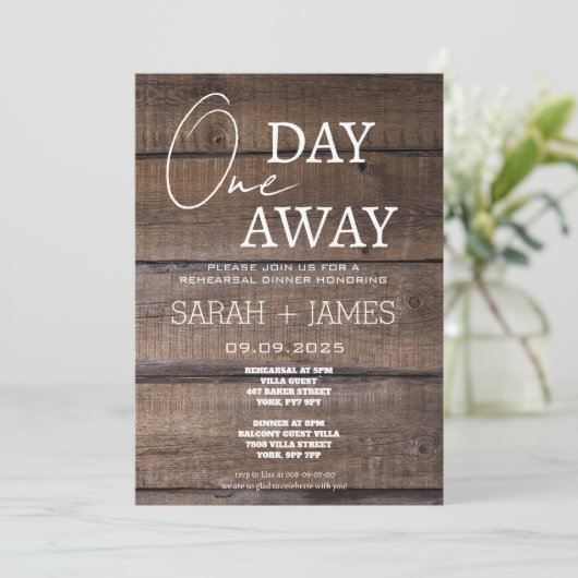 田舎風の前夜祭 招待状 (スタンド正面)