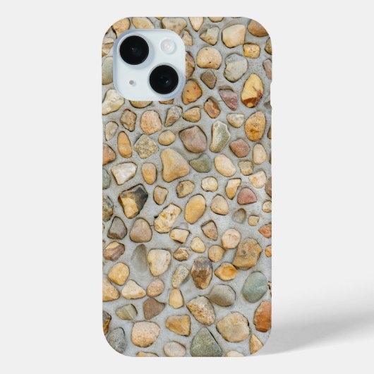 田舎風の小石石積みウォール Case-Mate iPhoneケース (裏面)