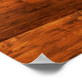 田舎風の木製のテクスチャ ポスター (角)