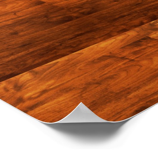 田舎風の木製のテクスチャ ポスター (角)