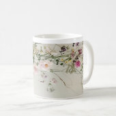 田舎風の濃厚な花柄マグカップ | カントリーライフ コーヒーマグカップ (正面右)