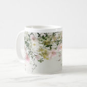 田舎風の濃厚な花柄マグカップ | カントリーライフ コーヒーマグカップ (正面左)