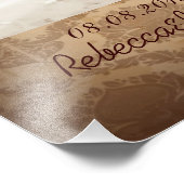 田舎風の田舎者の西カウボーイ結婚ズの フォトプリント (角)