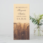 田舎風の結婚式 プログラム (スタンド正面)