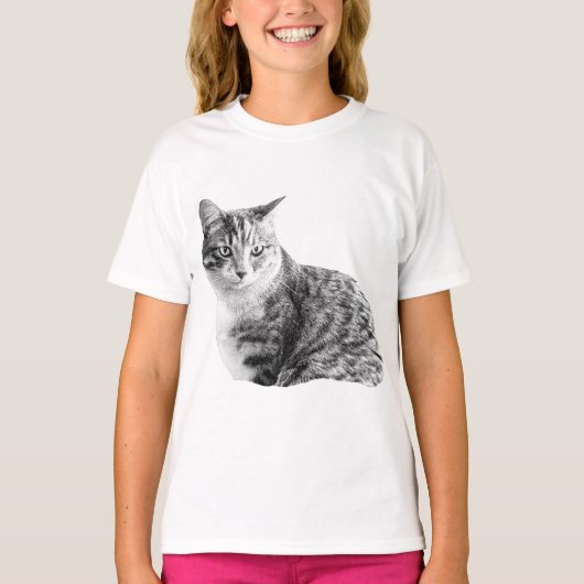 田舎風の視線 Tシャツ (正面)
