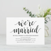 田舎風の隠遁結婚式　受付招待状 招待状 (スタンド正面)