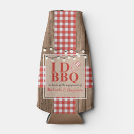田舎風のBBQプロポーズパーティーのカップルシャワー ボトルクーラー
