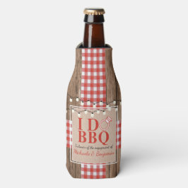 田舎風のBBQプロポーズパーティーのカップルシャワー ボトルクーラー