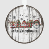 田舎風クリスマス オーナメント (裏面)