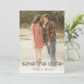 田舎風トラック結婚式のウェブサイト 保存日付写真 招待状 (スタンド正面)