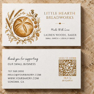 田舎風パン・ベーカリー 名刺