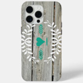 田舎風ファームハウスバーンウッド Case-Mate iPhoneケース (裏面)