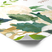 田舎風フレッシュな rustic フォトブース ウェディングサイン ポスター (角)