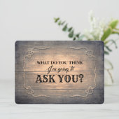 田舎風ユーモアの花嫁の介添人 / 荘厳の依頼提案 招待状 (スタンド正面)