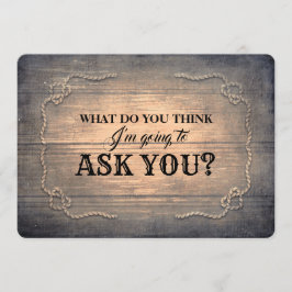 田舎風ユーモアの花嫁の介添人 / 荘厳の依頼提案 招待状