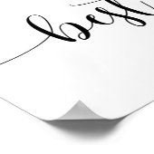 田舎風リハーサルディナー装飾サイン ポスター (角)