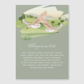 田舎飛んでいるの美しいフクロウパーソナライズされたたち (正面)