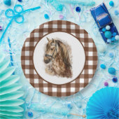 田舎馬 ペーパープレート (パーティー)