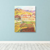田舎 キャンバスプリント (インサイチュ (ウッドフロア))