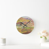 田舎 ラウンド壁時計 (ホーム)