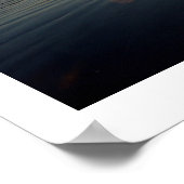 由比ヶ浜ビーチ：鎌倉市 ポスター (角)