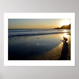 由比ヶ浜ビーチ:鎌倉市 ポスター